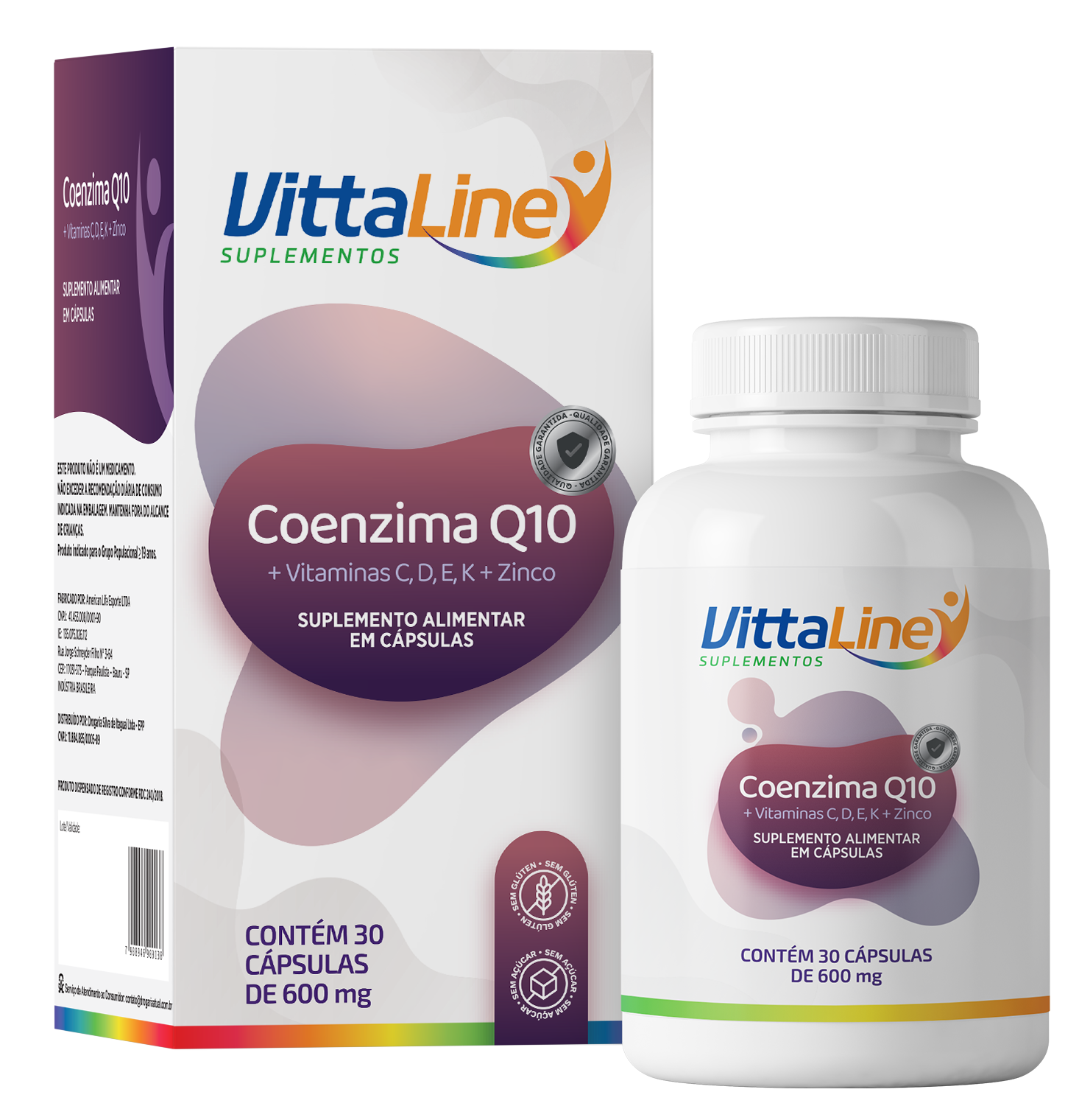 Vittaline Coenzima Q10 c/ 30 cáps.